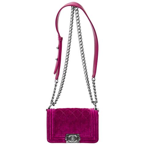 chanel fuchsia boy bag|boys chanel flap bag.